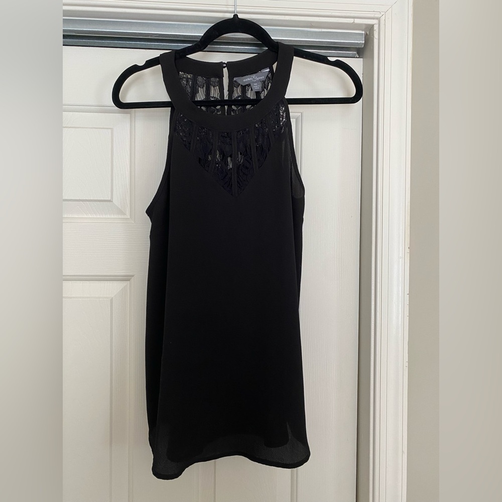 Market & Spruce xs polyester blend black